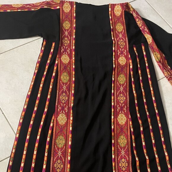 Kaftan Abaya Palestinian Dress Thobe L - Picture 7 of 7